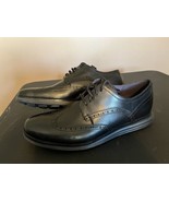 Cole Haan ØriginalGrand Wing Oxford Mens Black / Black Brogue Shoes - Si... - $1,652.73 MXN
