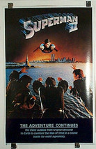 Vintage ORIGINAL 1980 Christopher Reeve Superman II Thought Factory movie poster - £25.45 GBP