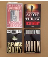 Scott Turow Lot of 4 Hardcover Books (1 book signed by the author) - $19.75