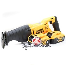 Dewalt DCS381 Cordless Battery Reciprocating Saw Variable Speed 5.0 Batteries - £172.49 GBP