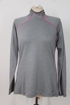 Patagonia M Gray Capilene Midweight T-Neck Long Sleeve Top - $29.45