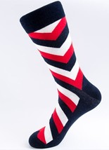 Colorful Shapes Socks Novelty Unisex 6-12 Crazy Fun SF88 - £6.26 GBP