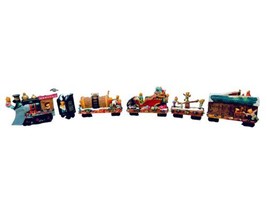 World Bazaars 1995 North Pole Express 6 Piece Collectible Christmas Train Set - £19.88 GBP