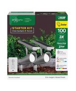 Feit Smart Home Dusk to Dawn Solar Powered LED Nickel Smart-Enabled Spot... - $114.95