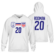 Trinity rodman 20 uswnt soccer fifa womens world cup 2023 white hoodie thumb200