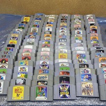 【Lot 60 set】Nintendo 64 N64 Game soft Software random Junk Japanese WHOLESALE - £153.77 GBP