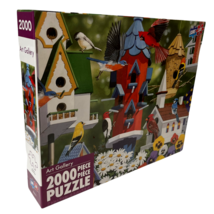 Birdhouses Puzzle Art Gallery 2000 Piece Interlocking Jigsaw By Sure-Lox... - $19.18