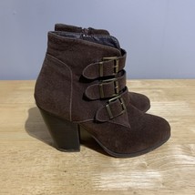 Xoxo Women&#39;s Kimberlie Heeled Boot Brown Size 6M - $13.54