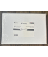 Vintage - THE PAPER COMPANY 50 CARDS &amp; ENVELOPES, White - $11.74