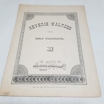 Reverie Waltzes by Emile Waldteufel Sheet Music - £23.15 GBP