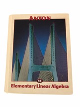 Elementary Linear Algebra by Chris Rorres and Howard Anton 2000, Hardcover - £15.69 GBP