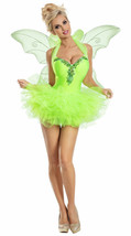 SALE ~Sexy Party King Tink Green Halter Bodysuit Tinkerbell Fairy Costum... - $58.99+