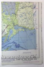 Vintage World Aeronautical Chart Lake Of The Woods 1959 23rd Edition - $20.00