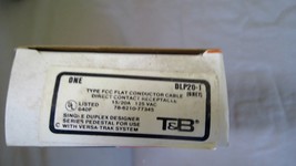 Thomas &amp; Betts DLP20-1 Type FCC Flat Conductor Cable Direct Contact Rece... - $23.59