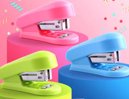 PracticeJQDEN Paper Stapler, One Touch Stapling, Easy to Load Ergonomic Stapler. image 5