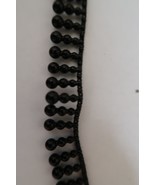 8&quot; inches of plastic tassel hanging beads black trim 5/8&quot; - €4,22 EUR