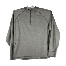 Margarita Women&#39;s Gray 1/4 Zip Mock Neck Pullover Sweatshirt Size XXL - £18.40 GBP