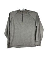 Margarita Women&#39;s Gray 1/4 Zip Mock Neck Pullover Sweatshirt Size XXL - £17.98 GBP