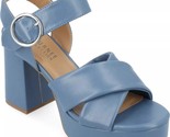 Journee Collection Women Slingback Ankle Strap Sandals Akeely Size US 7.... - $27.72