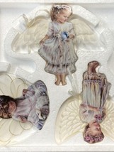 1998 Bradford Exchange Heaven&#39;s Little Angel Ornaments First Set Of 3 Christmas - £15.61 GBP