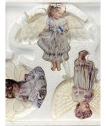 1998 Bradford Exchange HEAVEN&#39;S LITTLE ANGEL Ornaments FIRST Set of 3 Ch... - $380.23 MXN