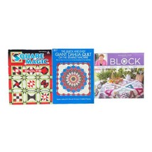 Lot of 3 Quilting Books Square Magic, Giant Dahlia Quilt, Missouri Star Block - £38.93 GBP