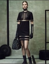 Alexander Wang x H&amp;M Black Knit w/ Cut Out Short Sleeve Dress SZ M SOLD OUT - £271.72 GBP