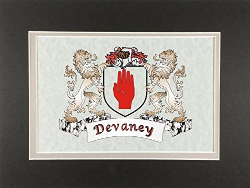 Devaney Irish Coat of Arms Print - Frameable 9" x 12" Item image 3
