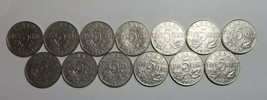 CANADA 5 CENTS 1922 - 1936 LOT OF 14 COINS 1926 INCLUDED RARE NO RESERVE - £36.46 GBP