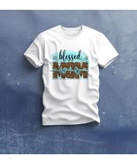 Blessed Mom Best Life T-Shirt, DTF Print, 100% Cotton, Size Medium - $19.80