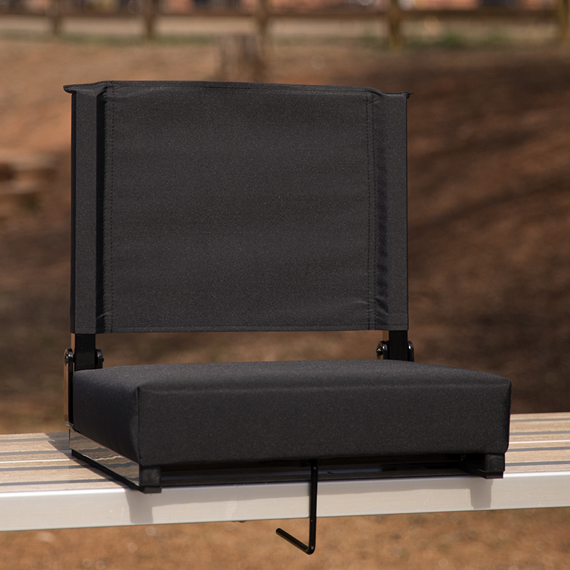 Black Stadium Chair XU-STA-BK-GG