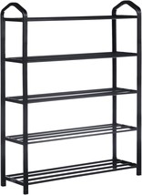 Black Shoe Tower For Bedroom, Entryway, Hallway, And Closet By Yssoa, 15... - £33.71 GBP