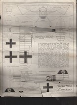 Maircraft Heinkel HE51 Instruction Sheet - £2.33 GBP