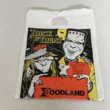 Vintage Foodland supermarket plastic shopping bag trick treat bag franke... - $19.75