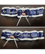 Name &amp; Date sports team garter You&#39;re Next basketball baseball football ... - $39.00