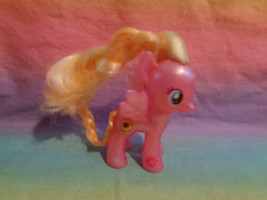 My Little Pony G4 Meadow Flower Explore Equestria Pink Pearlized Yellow Hair - £3.94 GBP