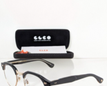 Brand New Authentic Garrett Leight Eyeglasses OAKWOOD BK-G 47mm - $168.29