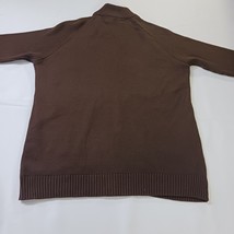 Lumber Casual Men's Brown Long Sleeve Full Zip Sweater Jacket Size Large image 14