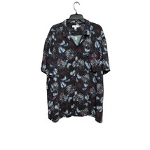 BP. Mens Button-Up Shirt Multicolor Abstract Short Sleeve Big &amp; Tall 2XL... - £18.08 GBP