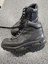 Nike Air ACG All Trac Leather Hiking Waterproof Boots Men 8 Goadame Black - £43.63 GBP