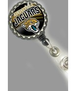 Jacksonville Jags Jaguars work badge holder retractable reel nurse cna s... - $5.49