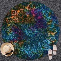 Multi Color Blue Tie Dye Cotton Indian Wall Hanging Tapestry Home Decorations  - £15.12 GBP