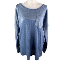 Weekend Suzanne Betro Top Blue Waffle XL New - £23.23 GBP