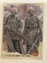 Star Wars Rogue One Trading Card Star Wars #18 Benthic And Edrio - £1.57 GBP
