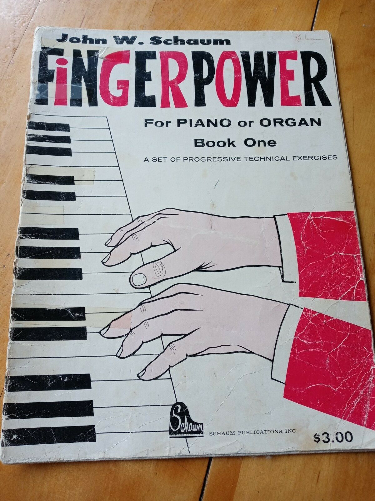 Fingerpower By John W. Schaum For The Piano Or Organ Book One, 1963 - $11.76