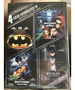 Batman Collection 4 Film Favorites DVD Returns/And Robin/Forever- NEW SE... - $171.32 MXN