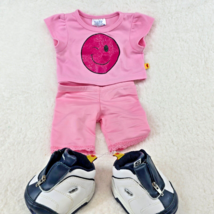 Skechers Shoes Sneakers Top Winking Face Pink Shorts Bear Outfit Build a Bear - £14.98 GBP