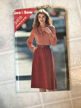 Vintage Butterick See &amp; Sew 70s 80s Women&#39;s A Line Skirt Pattern 14-16-18 - £10.94 GBP