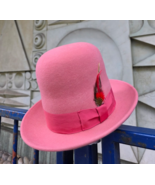 Erykah Badu 100% Wool oversized tall bowler hat 100% wool One Size (56-6... - $90.82+