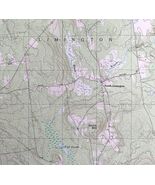 Map Limington Maine USGS 1983 Topographic Geo 1:24000 27x22&quot; TOPO16 - $822.33 MXN
